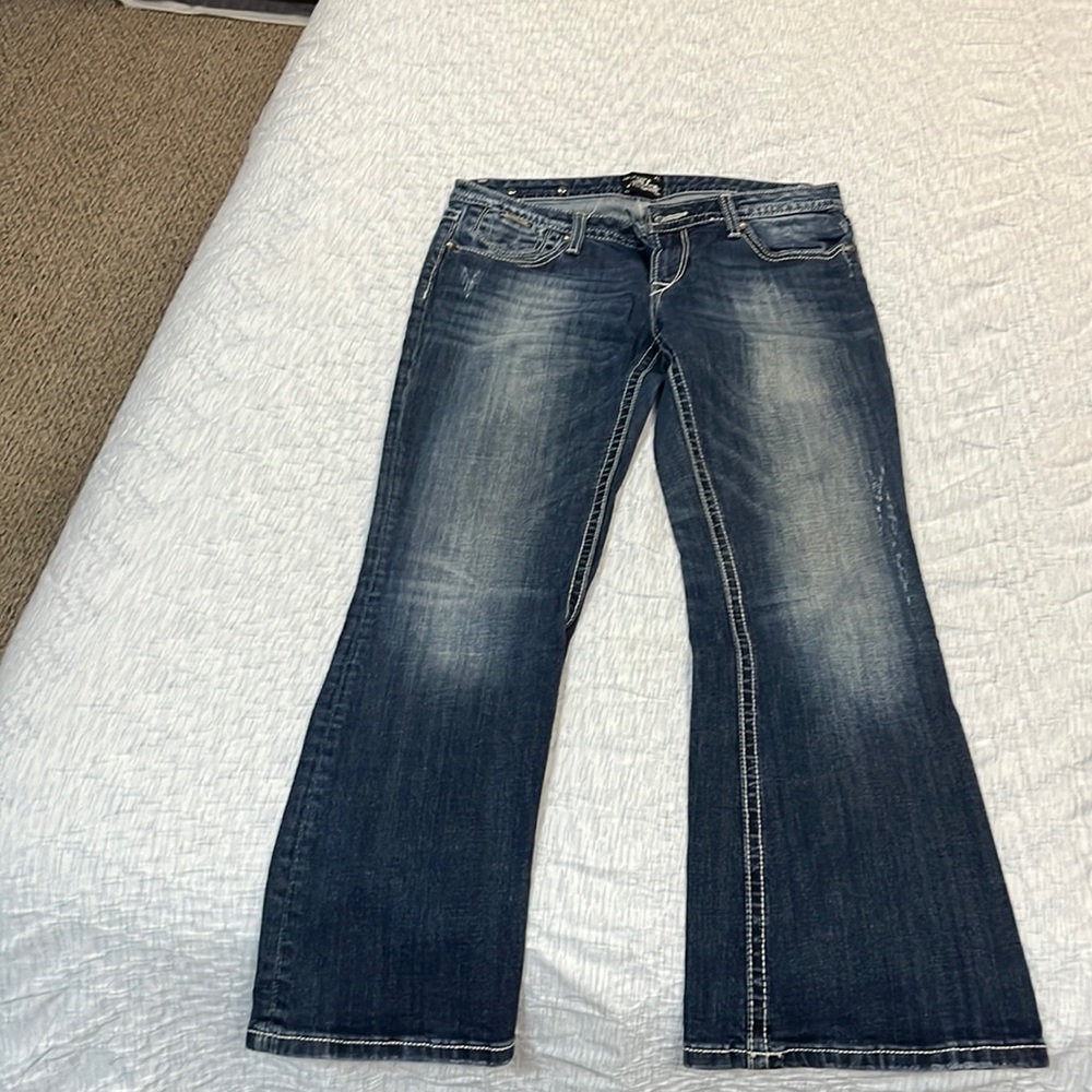 Rocks for express boot leg jeans size 10s
